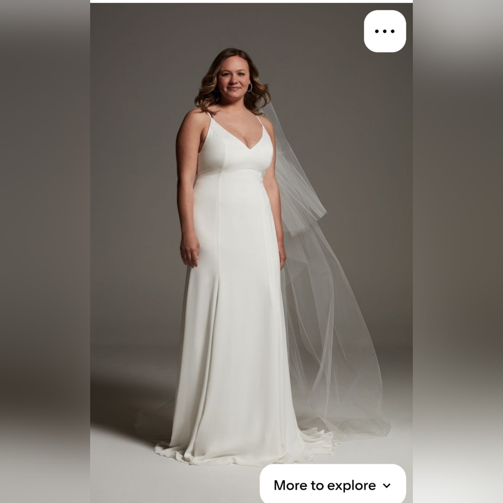 White by Vera Wang Slip Style Wedding Dress
